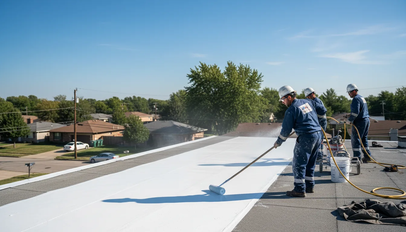 Commercial roof coating in Arlington, TX near me